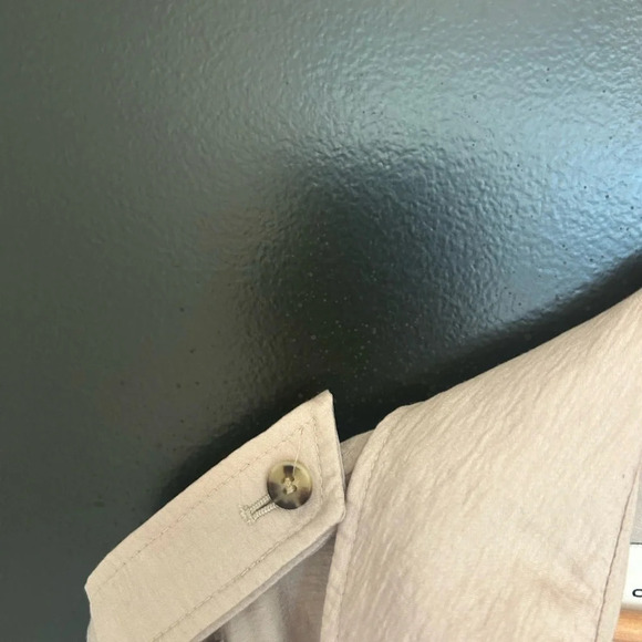 Club Monaco Lyocell trench XS great condition very pretty colour! Crinkle vibe - Picture 6 of 14